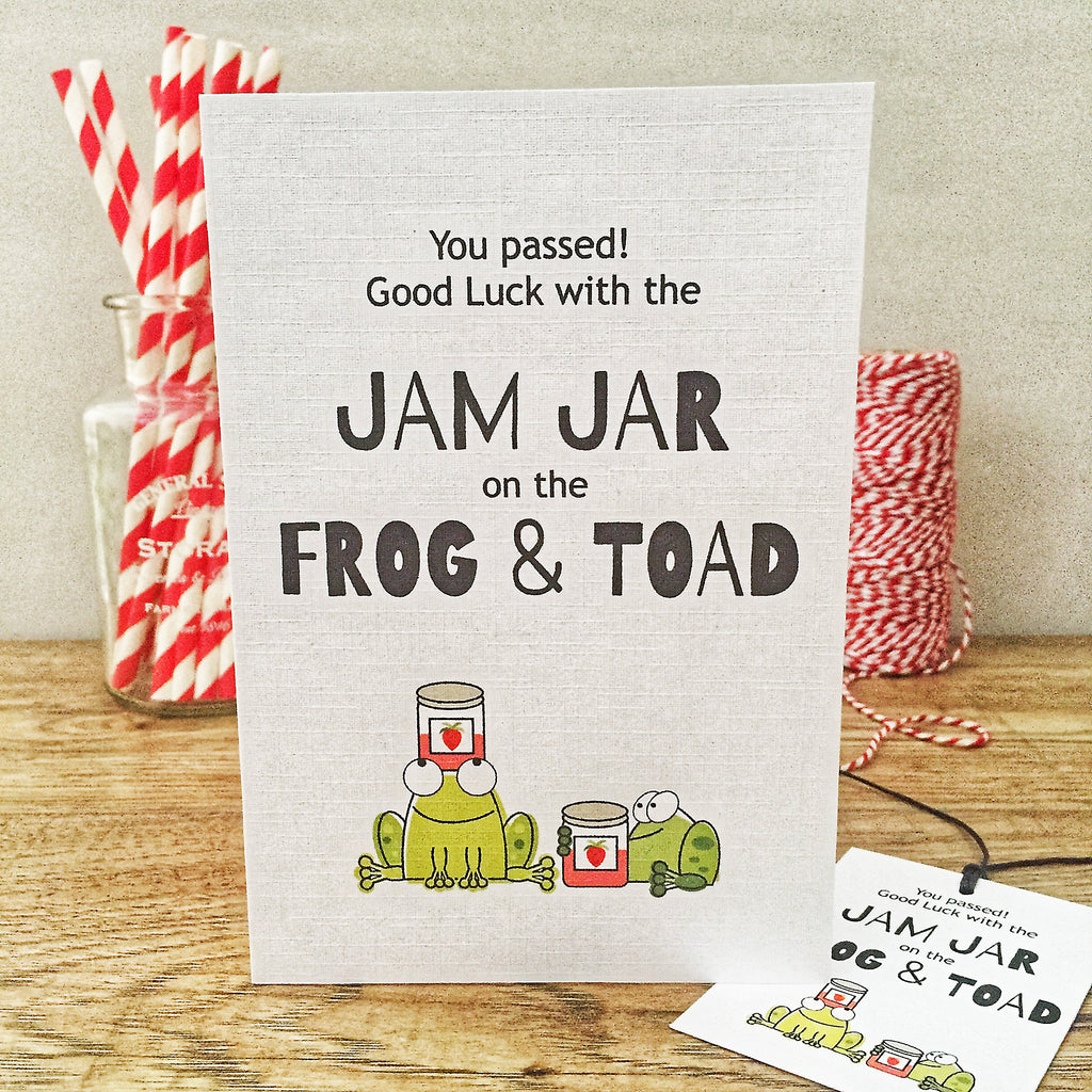 Cockney Rhyming Card & Tag-Car Test Congratulations