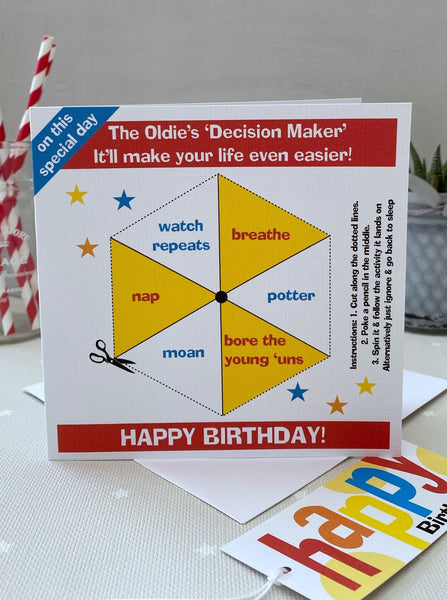 The Oldie's 'Decision Maker' Birthday Card
