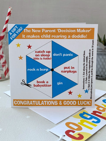 The New Parent 'Decision Maker' Birthday Card