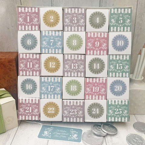 DIY Advent Calendar Kit with personalised message tag
