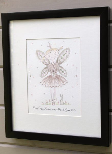 Woodland Fairy Personalised Watercolour