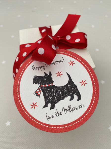 Scotty Dog Personalised Gift Tags