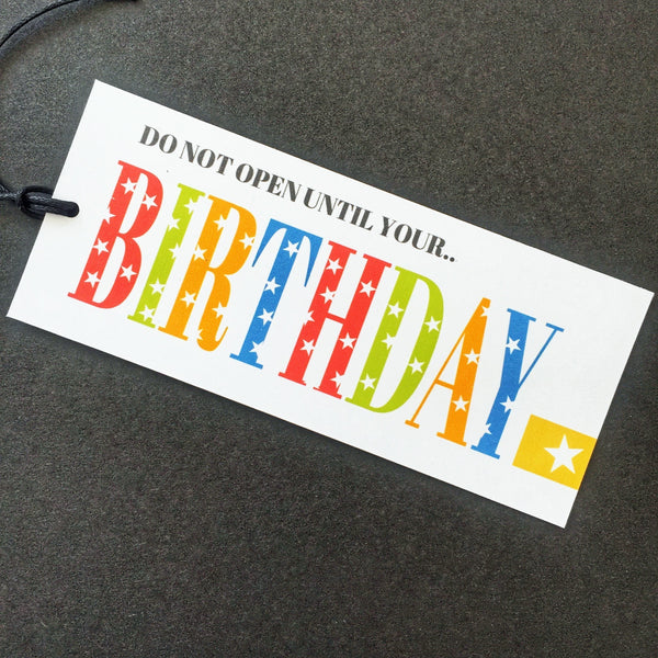 2010 (16th) Personalised Birthday Card with Matching Gift Tag
