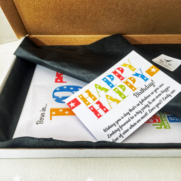 Personalised Birthday Print. Choose from 1971, 1972, 1973, 1974, 1975