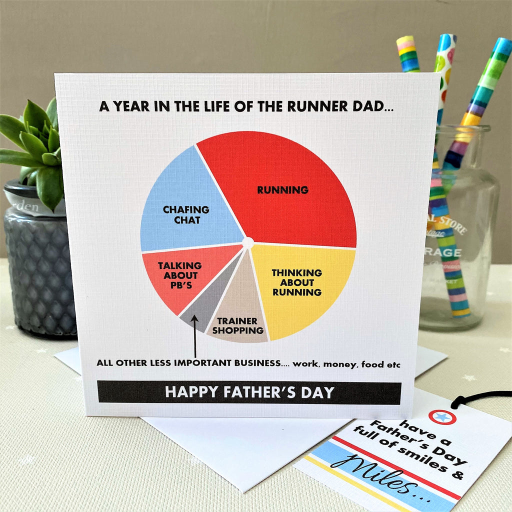 Father's Day Runner Card and Tag