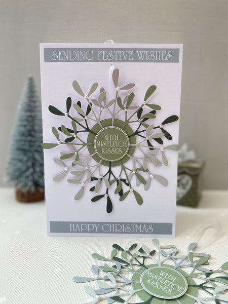 Frosty Mistletoe Christmas Card