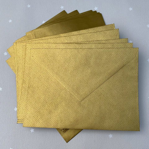 Gold Envelopes-Pack of 40