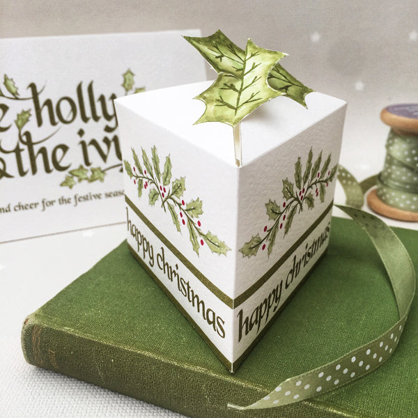 Holly Boxes- Set of 4