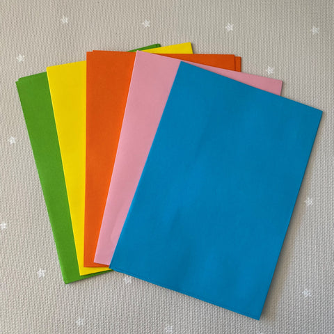 Multicoloured C6 Envelopes-Pack of 40